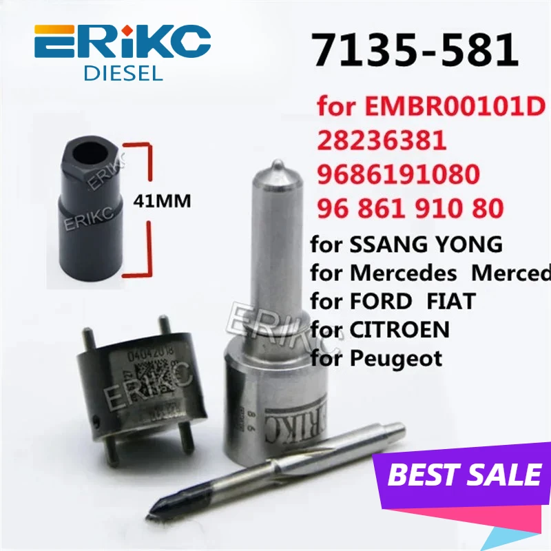 

Автомобильный комплект EMBR00101D 28236381 9686191080 7135-581 (9308-625C + G341) для форсунки Common Rail 1100100 ED01