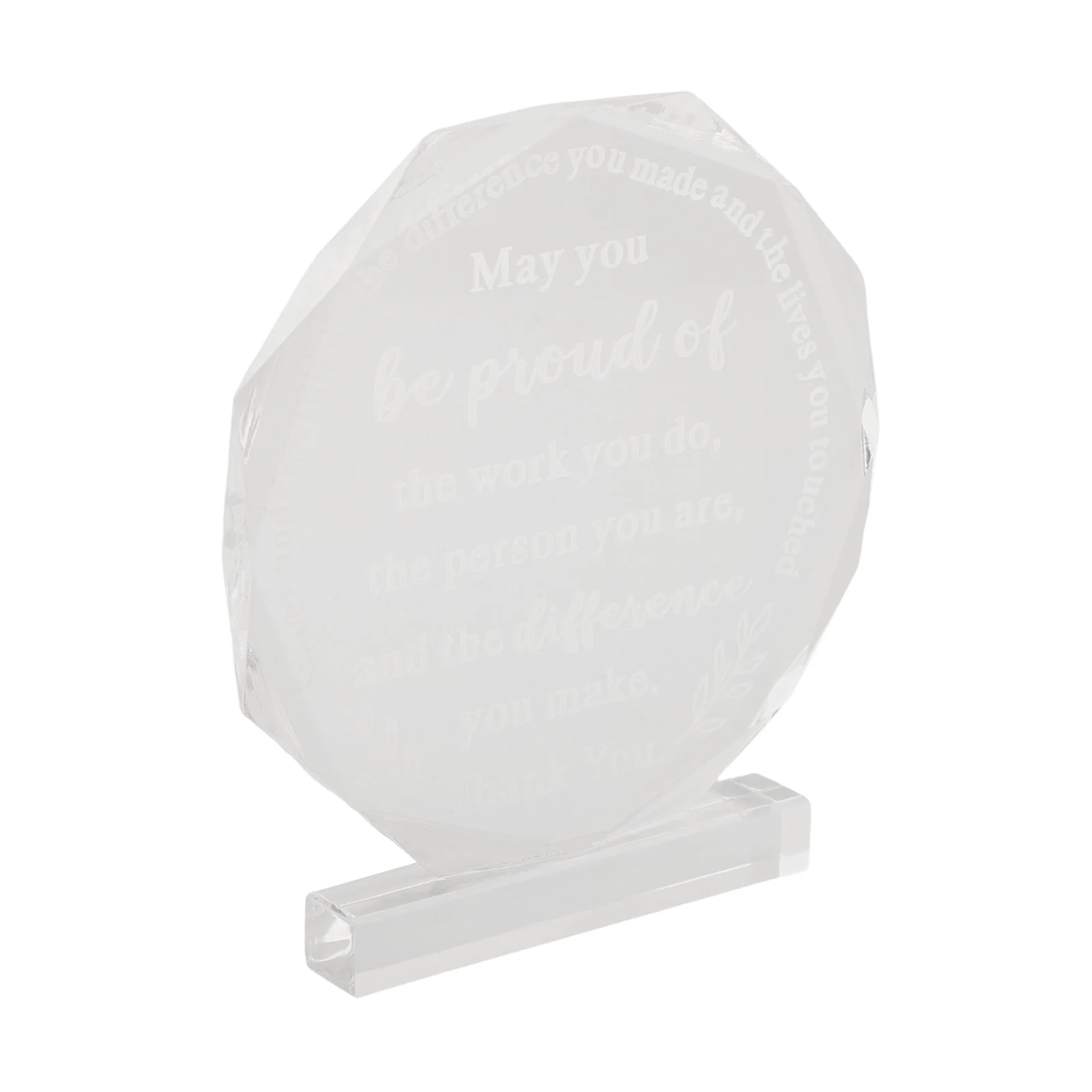 Hardworking Colleagues Office Decoration Employee Retirement Trophy Commemorative Trophy Positive for impact for tribute