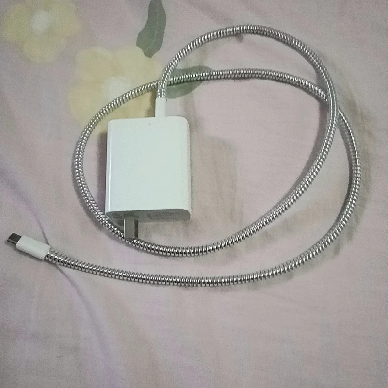 1.4m Universal USB Cable Protective Sleeve for iPhone 11 12 Pro - Anti-Break Data Charger Line Earphone Wire Protection Cove