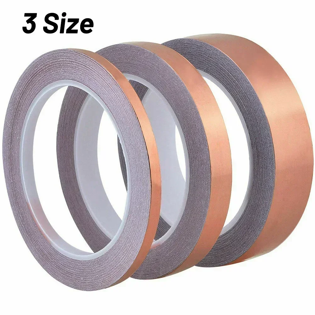 

Tape Copper Foil Tape Electromagnetic Radiation High Temperature Resistant Single-sided 20M Barrier Conductive Copper