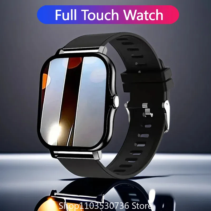 1.83'' Sports Smart Watch Fitness Clock Health Monitor Waterproof Smartwatch Wireless Call Watches for Men Women IOS Xiaomi 2024