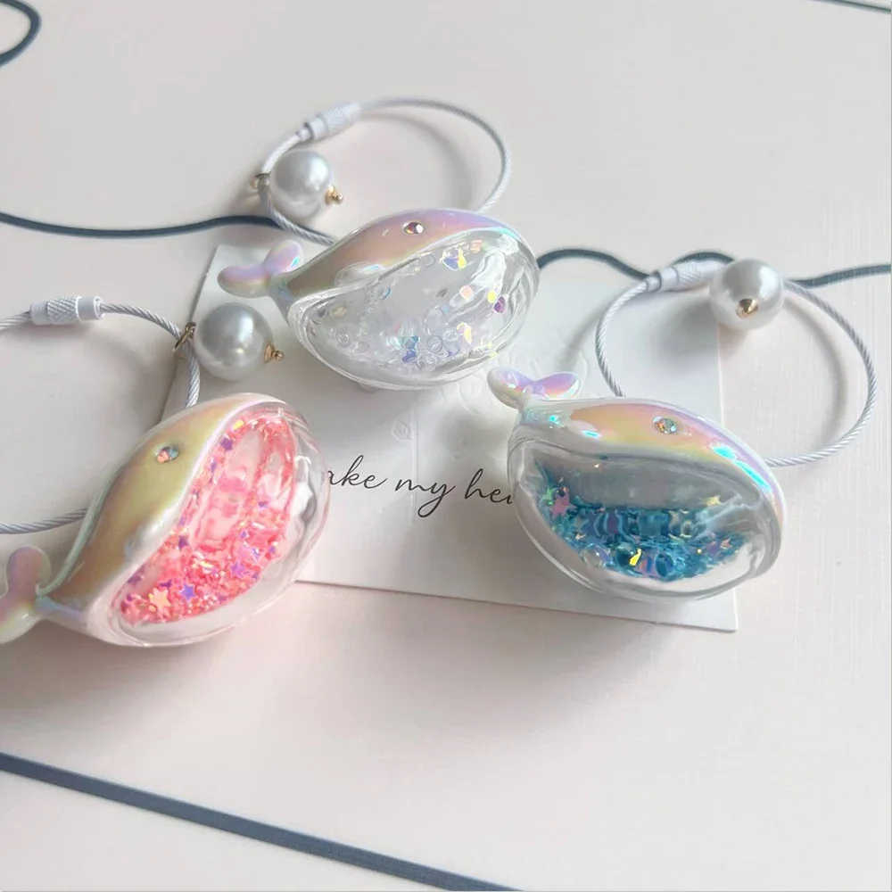 جميل دولفين المفاتيح الصغيرة الراتنج الأزرق الحوت كيرينغ قلادة حلية لحقيبة مدرسية النساء الفتيات سلسلة مفاتيح مجوهرات هدايا