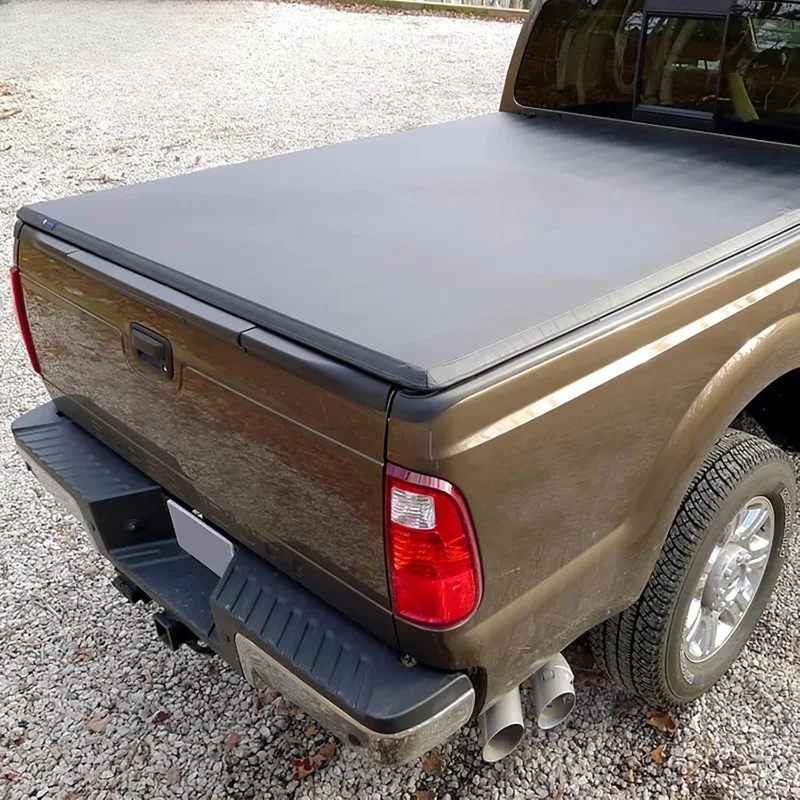 T3 Soft Tri-fold Truck Bed Tonneau Cover Compatiblei,2017-2024 Ford F-250 F-350 Super Duty | 6.75' (82") Bed | TG Fast delivery