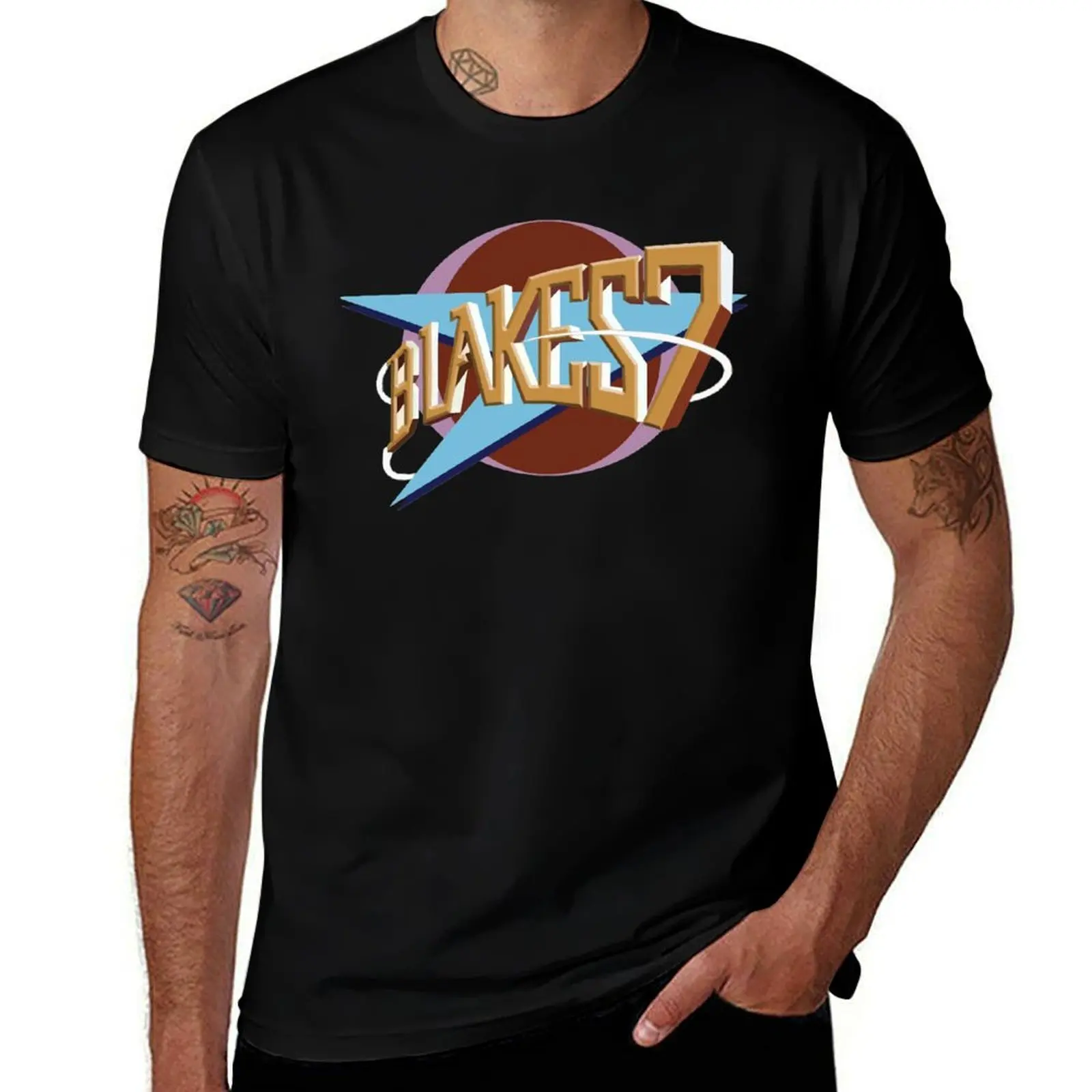 

Blakes 7 T-Shirt tops animal prinfor boys clothes mens graphic t-shirts