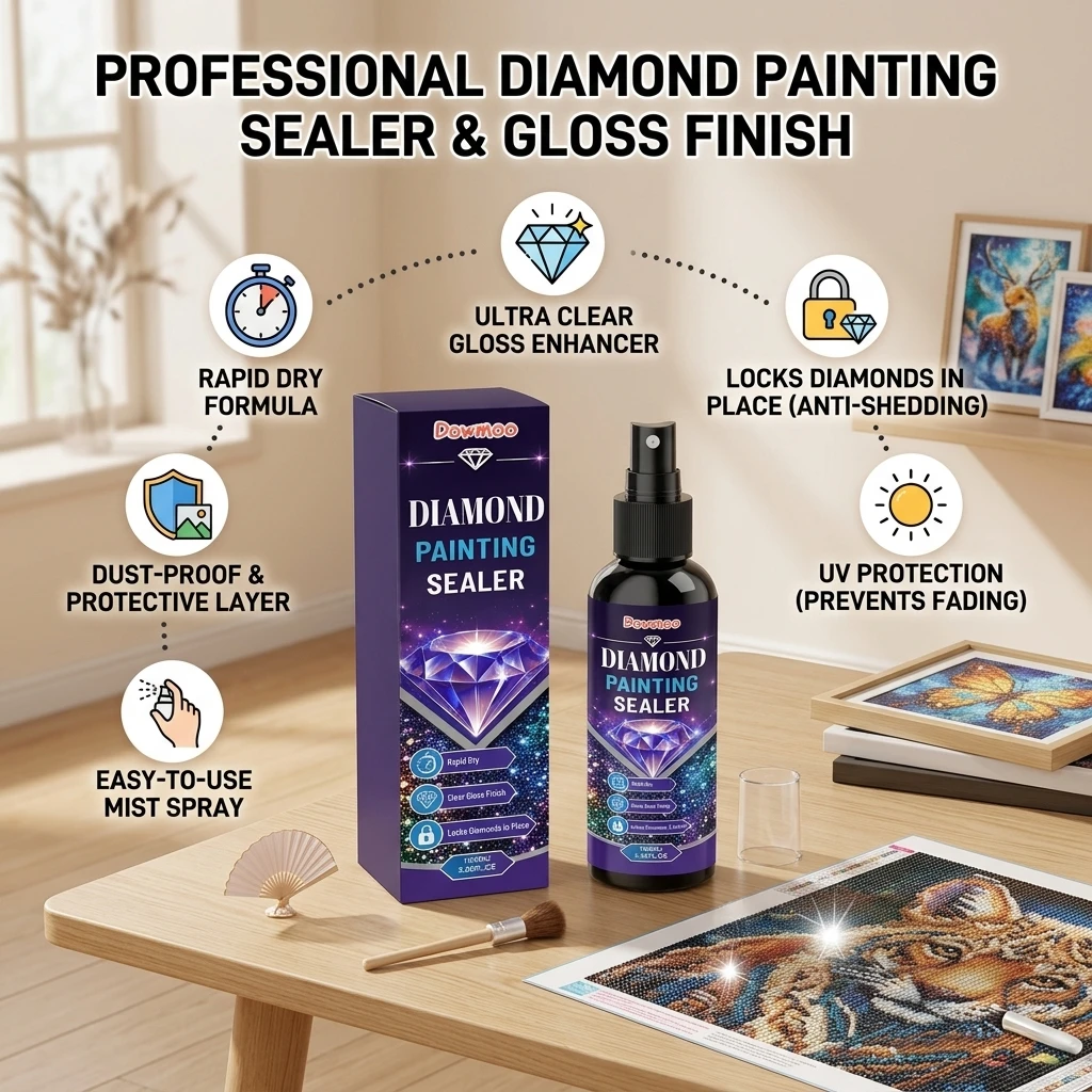 Resin Art Painting - بخاخ مانع للغبار ومقاوم للماء لفن