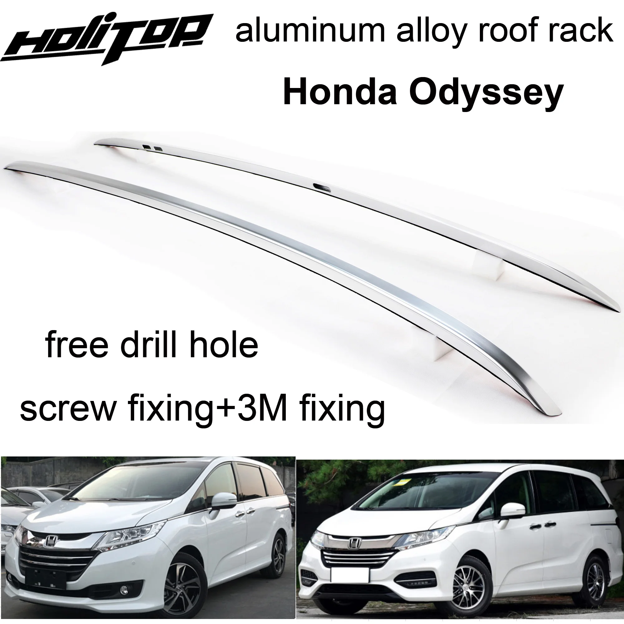 OE roof rack roof rail luggage rack for Honda Odyssey 2016 2017 2018 2019 2020 2021 2022 2023 2024,screw fixing,free drill hole