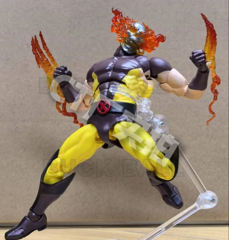 CT Toys Hellverine Figure Wolverine Mafex 138 Brown Comic X-Men Action Figure Shf Anime Figurine Ko Model Statue Toy Gifts
