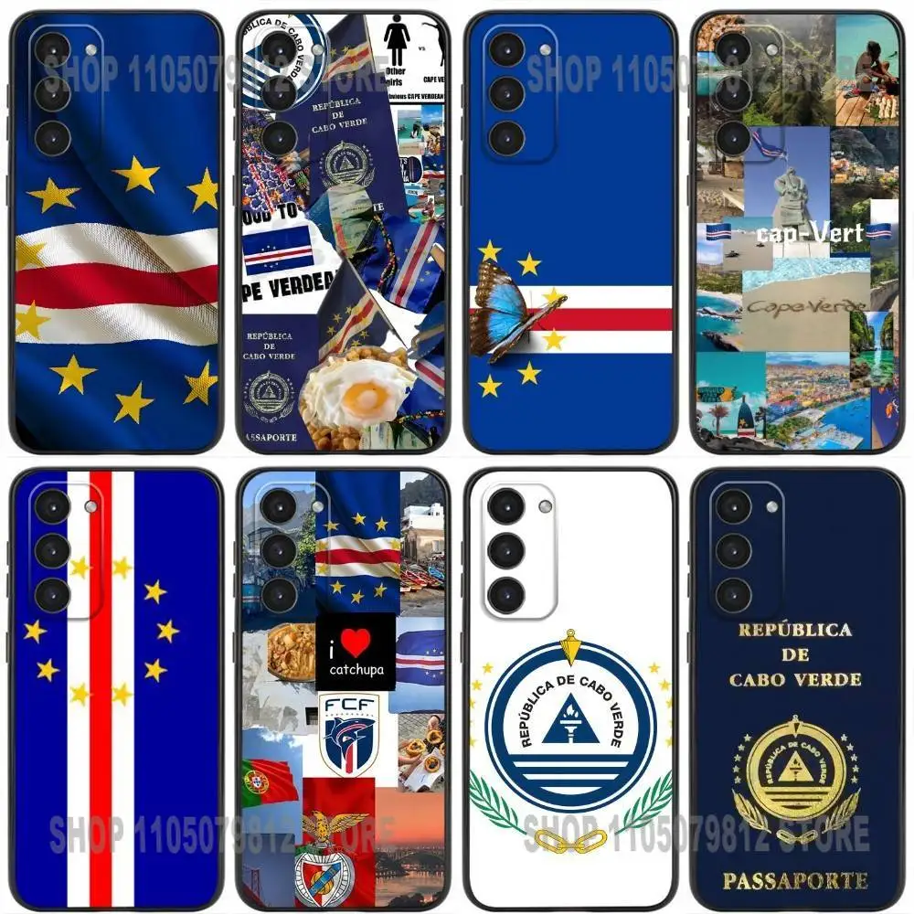 حافظة هاتف كيب فيردي لهاتف سامسونج جالاكسي A20,21s,22,31,32,52,53,72,73,80,91 غطاء أسود من السيليكون الناعم #1