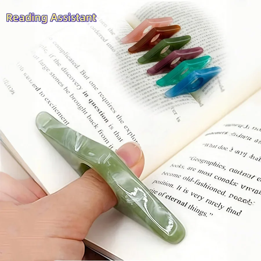 Thumb Book Support Book Page Holder School Supplies Reading Aids Student Book Accessories Spreader Convenient Bookmark for Study