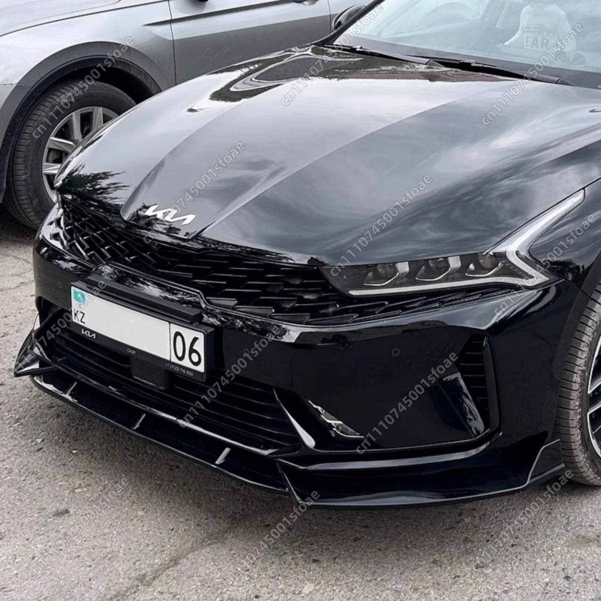

V Style Front Bumper Lip Splitter For KIA K5 GT EX LX LXS 2021 2022 2023 2024 2025 2026 Sedan Spoiler Body Kits Tuning Aerokit