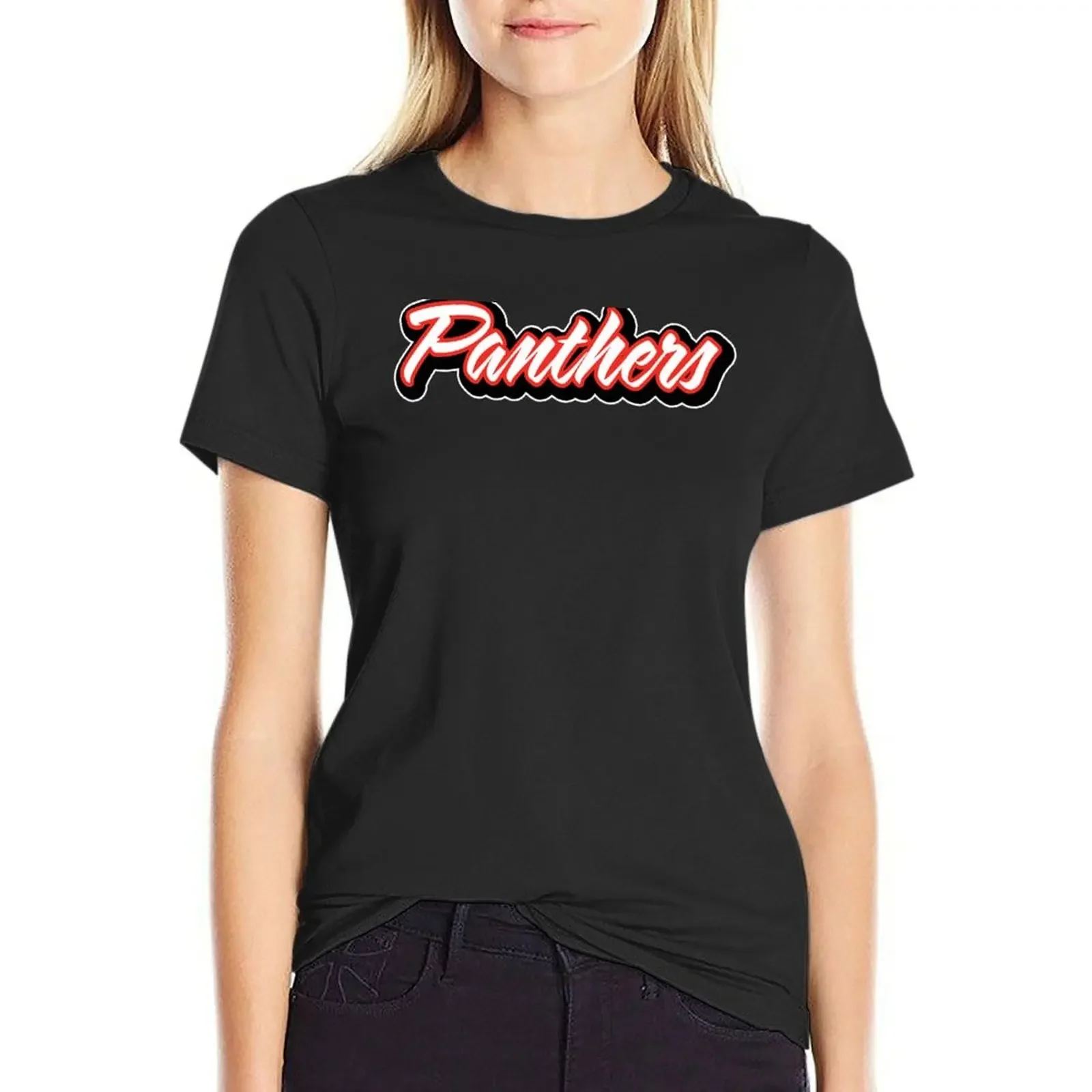 

Davenport University Panthers Script T-Shirt kawaii clothes vintage clothes aesthetic clothes workout shirts for Women