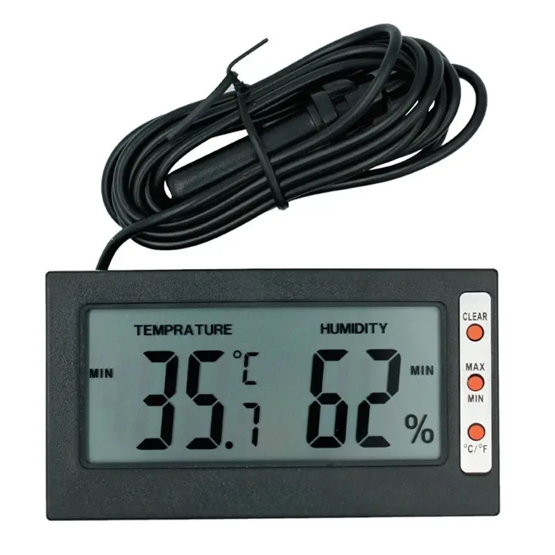 AC57-LCD Digital Electronic Thermometer Hygrometer Tester Temperature Humidity Gauge Meter Sensor Indoor