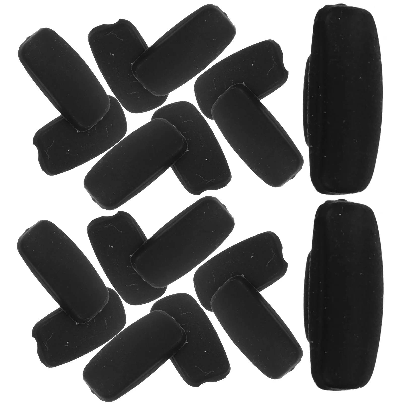

10 Pairs Silicone Nose Pads Comfortable Non-Slip Eyeglass Cushions For All Frames Sunglasses Clear Invisible Nose Bridge Pads