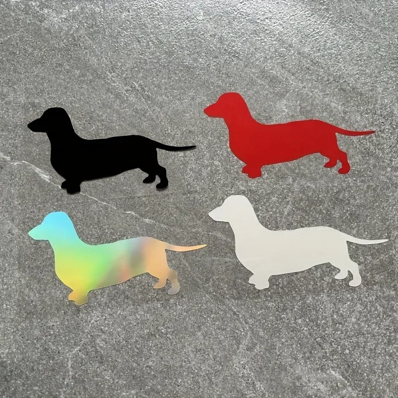 

1 шт. уникальная автомобильная наклейка с собакой таксы, аксессуар для любителей домашних животных для автомобиля, сделайте ваш автомобиль с помощью этой очаровательной наклейки