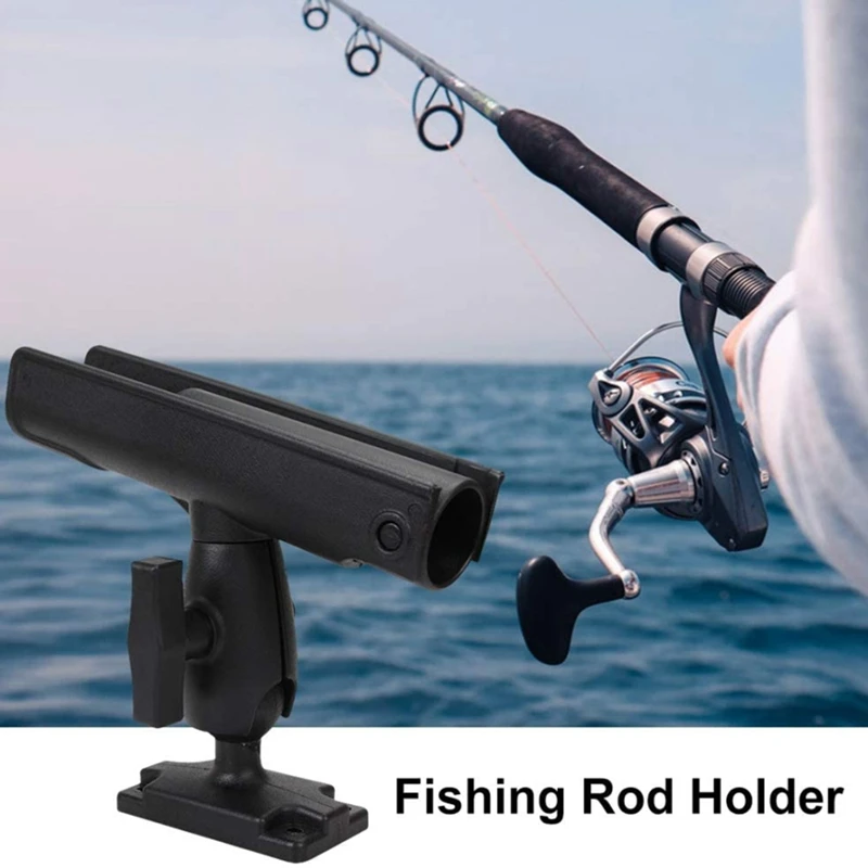 Fishing Rod Holder 360 Degree Adjustable Mount Fishing Boat Rod Rack