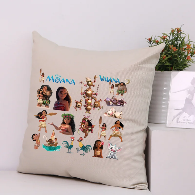 Disney anime Moana Small Print Pattern，Heat transfers stickers for clothing Suitable for Hoodies,T-shirts,pillows,canvas bag.