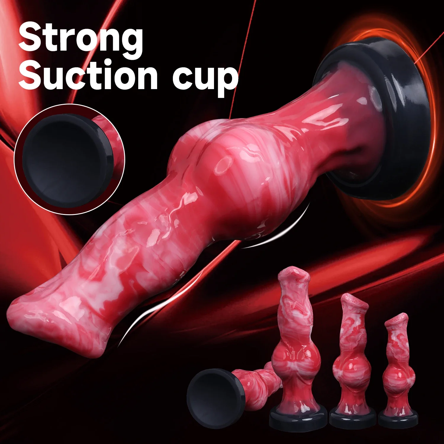 Monster Dildo Dog Dick Knot Anal Plug Animal Penis Masturbator Sex Toy For Men Butt Prostate G-spot Massager Anal Penetration 18 - Image 3
