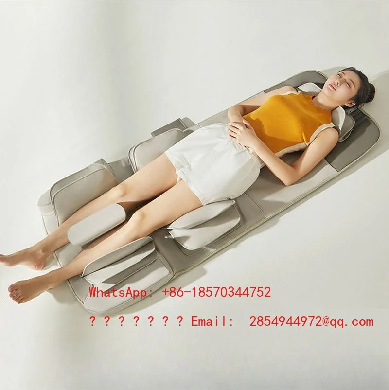 Smart Airbag Massage Mattress Electric Neck Waist Back Kneading Massage Pad Multifunctional Full Body Home Massager