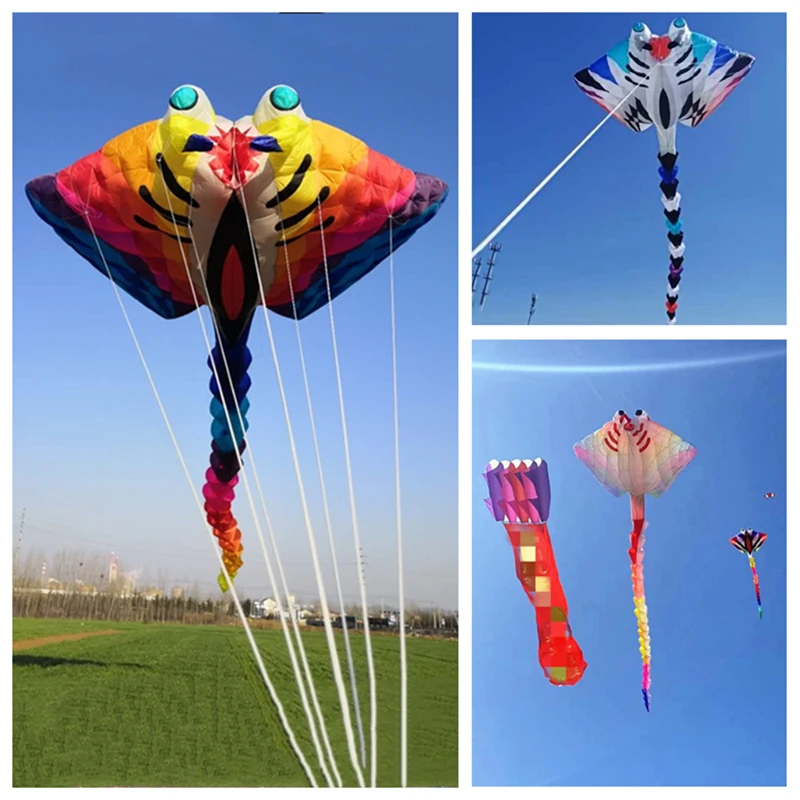 

15m Ray fish kite for adults kite devil fish kite flying folding kite professional paragliding Outdoor toys fungiant large kites