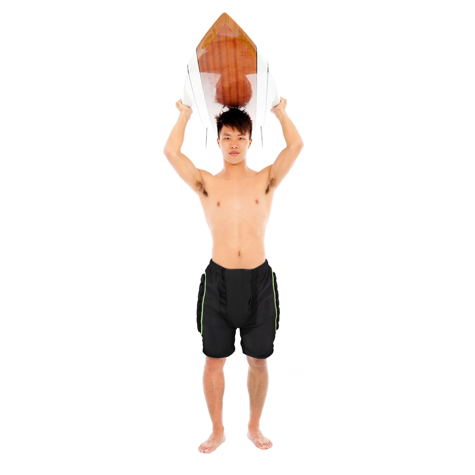 

Мужские дышащие шорты для даунхилла с 3D-защитой бедер, амортизирующие, теплоизоляционные, для велоспорта и активного отдыха