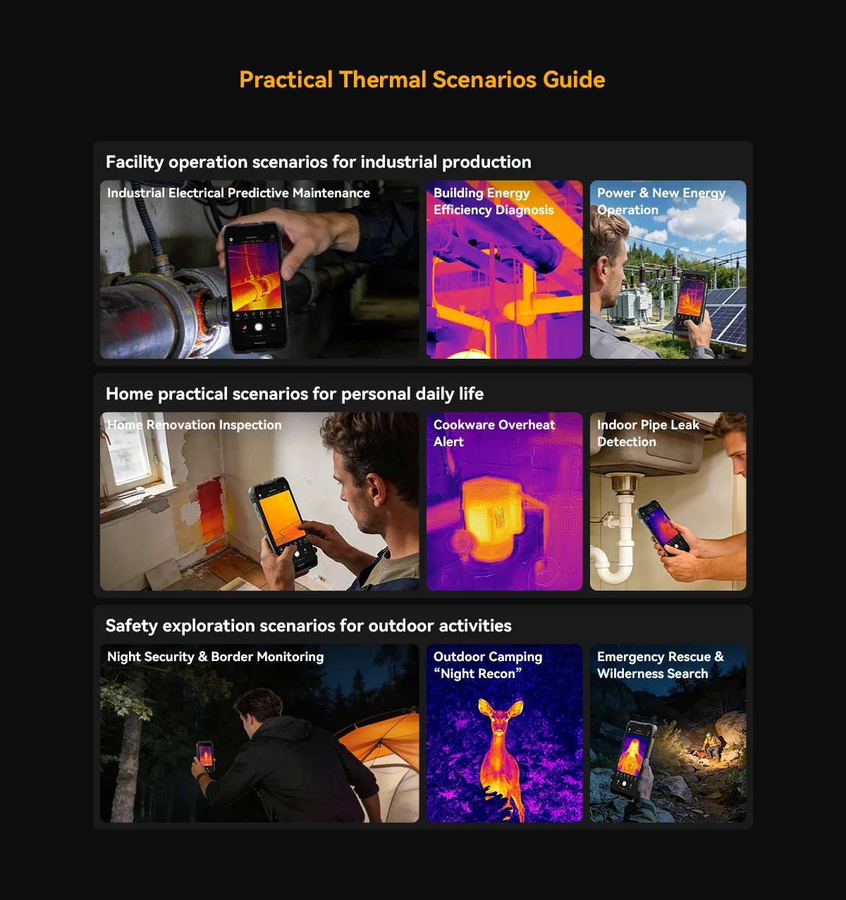 Blackview OSCAL PILOT 6 Thermal Imaging Rugged Smartphone MTK G100 6.67' 2.4K Display 120Hz, 12GB 256GB, 10000mAh Phones Dual 4G