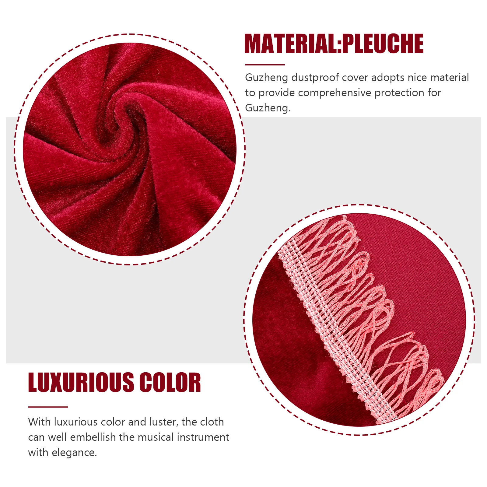 

Dustproof Guzheng Cover Instrument Bag Accessories Piano Protective Musical Soft