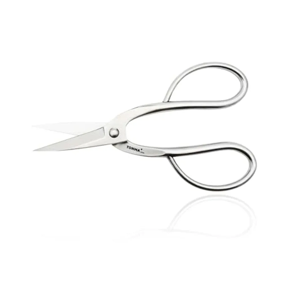 

TONMA Scissors [Made in Japan] 8 inch Soild Stainl Steel Hasami Pruning Ultra Sharp and Rust-proof, Japanese Bonsai Garden Tool