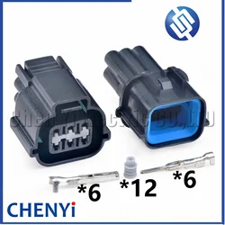 6 Pin Automotive Connector Auto Throttle Idle Motor Wire harness plug PB535-06027 PB521-06020 For Mazda MitsubisIdle 4G15 4G18