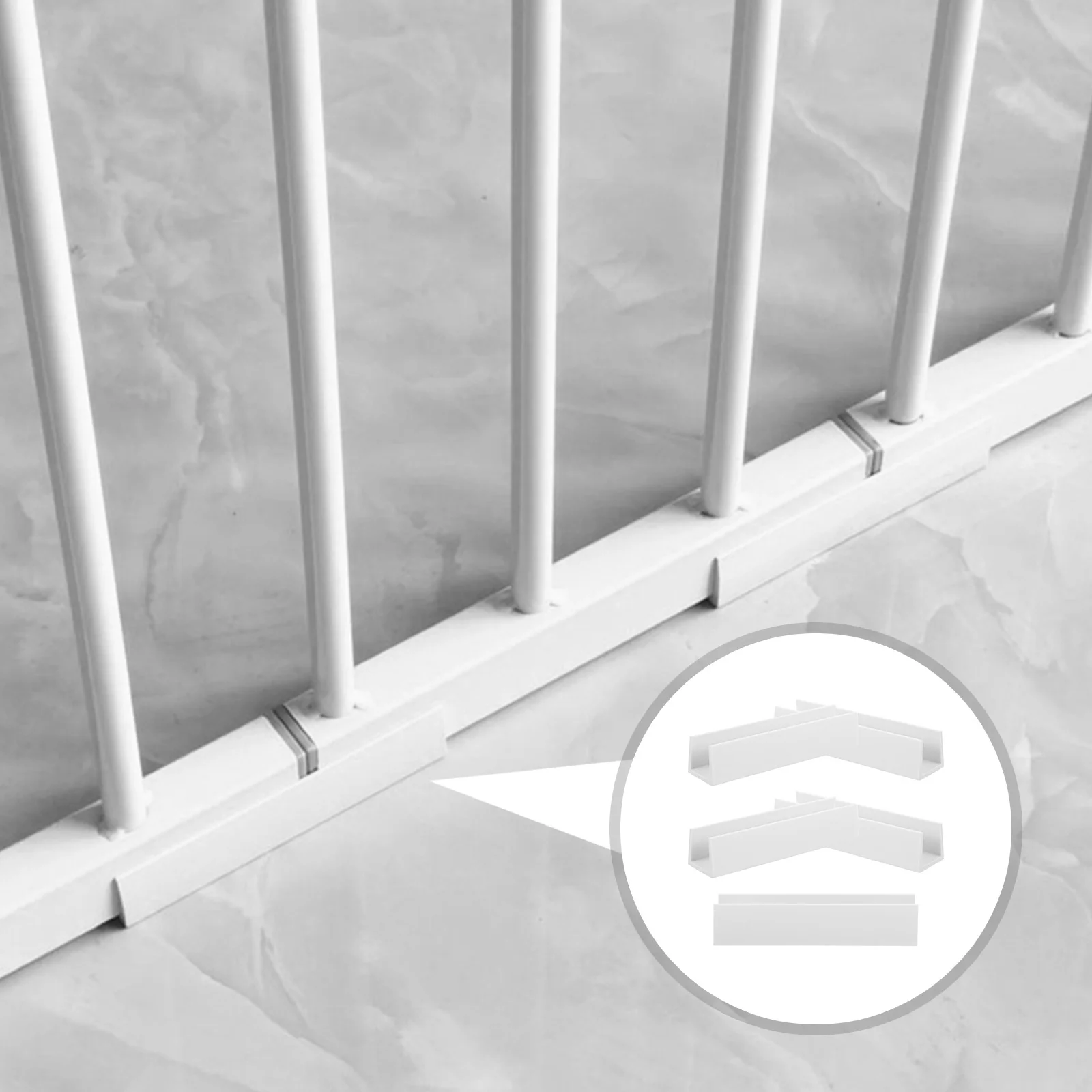 

5 шт., армирующая поддержка в форме домашних животных, пластиковые ворота для собак, забор, стабилизатор, защита от детей, барьерный разъем, прочный