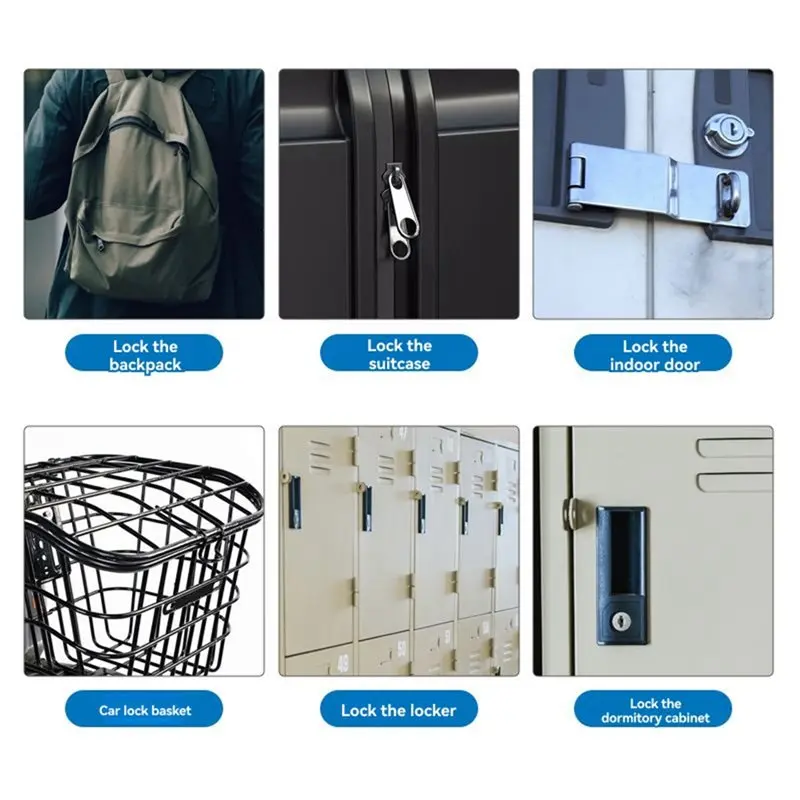 【FAST-SALE】Fingerprint Lock For Bags Electric Lock Unlock Fingerprint Lock Portable Keyless Lock Gym Locker