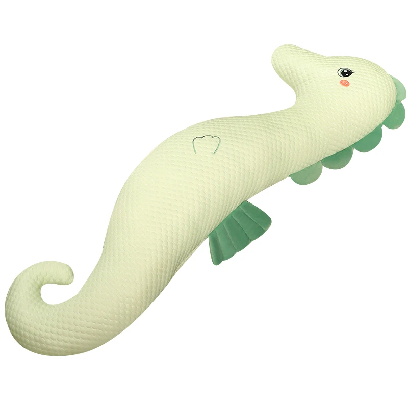 

120cm Cartoon Plushie Pillow Long Hippocampus Plush Toys Sea Animal Pillow Stuffed Sea Horse Doll Cushion Peluche Birthday Gift