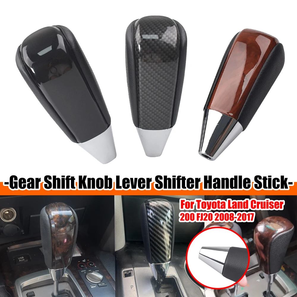 Car Automatic Gear Shift Knob For Toyota Land Cruiser 200 FJ20 2008-2017 Gear Knob Lever Shifter Handle Stick