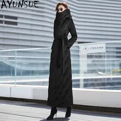 AYUNSUE Puffer Jacket Women Winter Coats for Women X-Long Down Jacket Women Clothing Fashion Jackets Korean Down Coat Zm2062