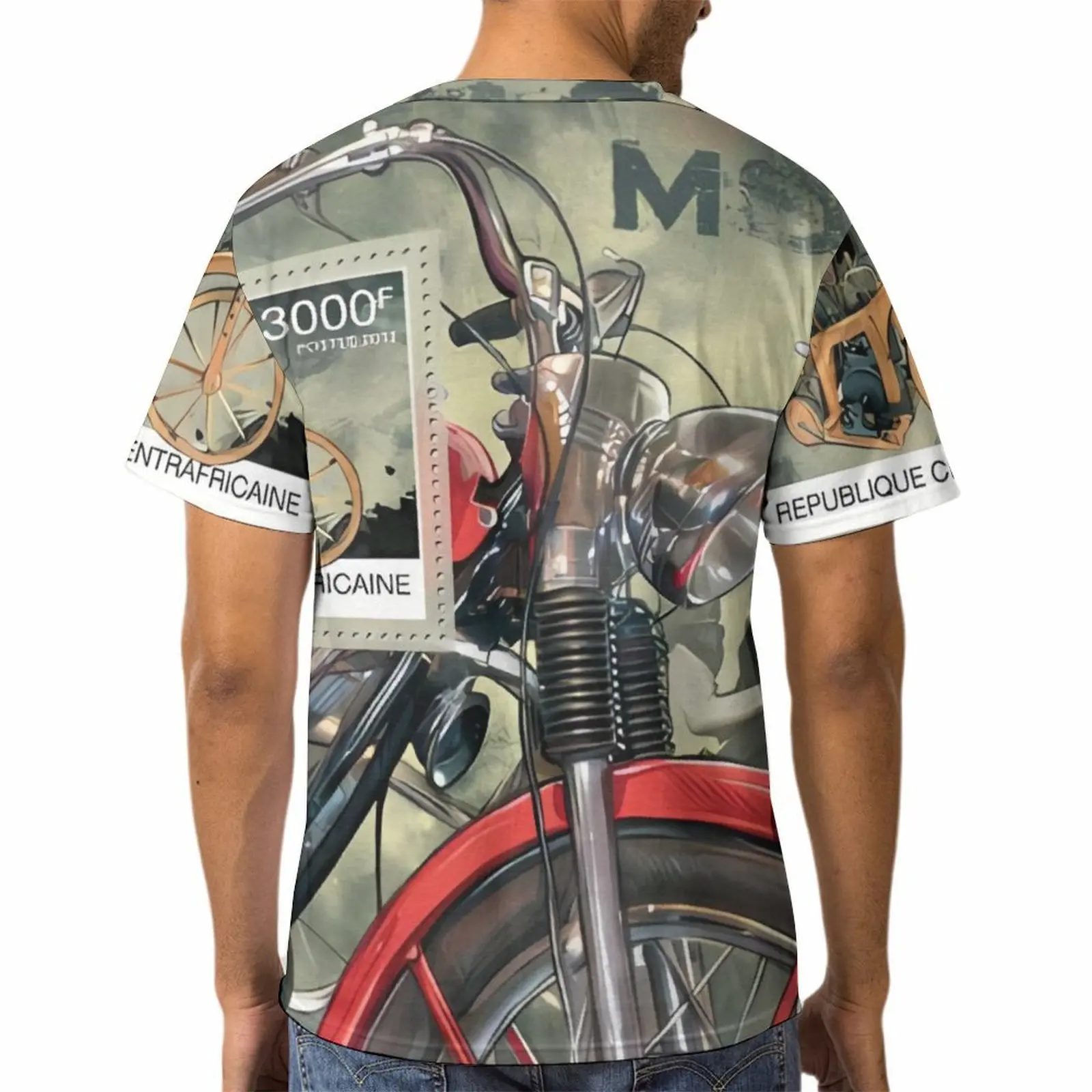 New 3D Men Fashion Motocross graphic t shirts Summer Casual Print short sleeve t-shirts Cool Locomotive Pattern T-shirts Tops