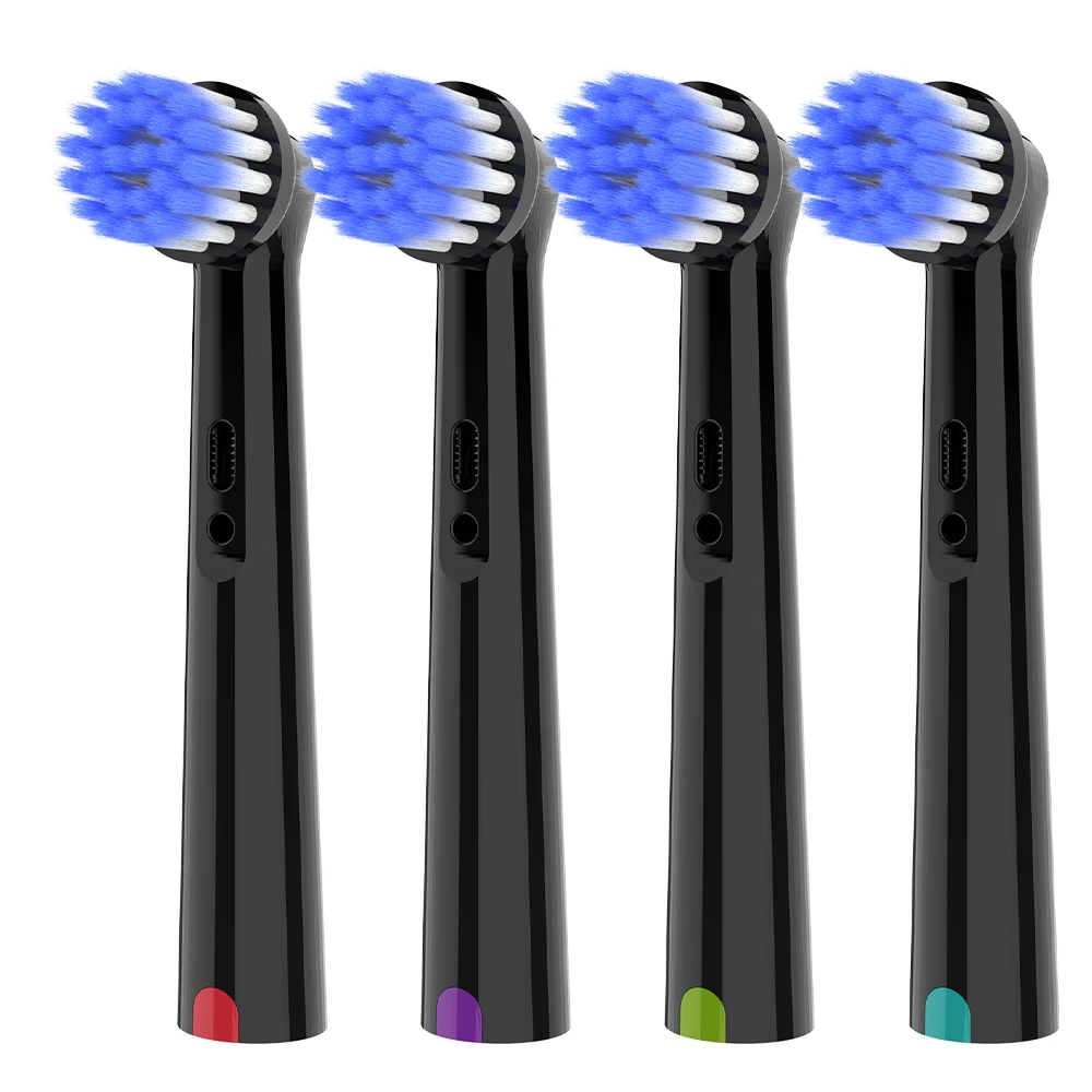 4/12/20 stuks extra zachte vervangende opzetborstels compatibel met Oral B elektrische tandenborstel, opzetborstel voor 1000/500/100