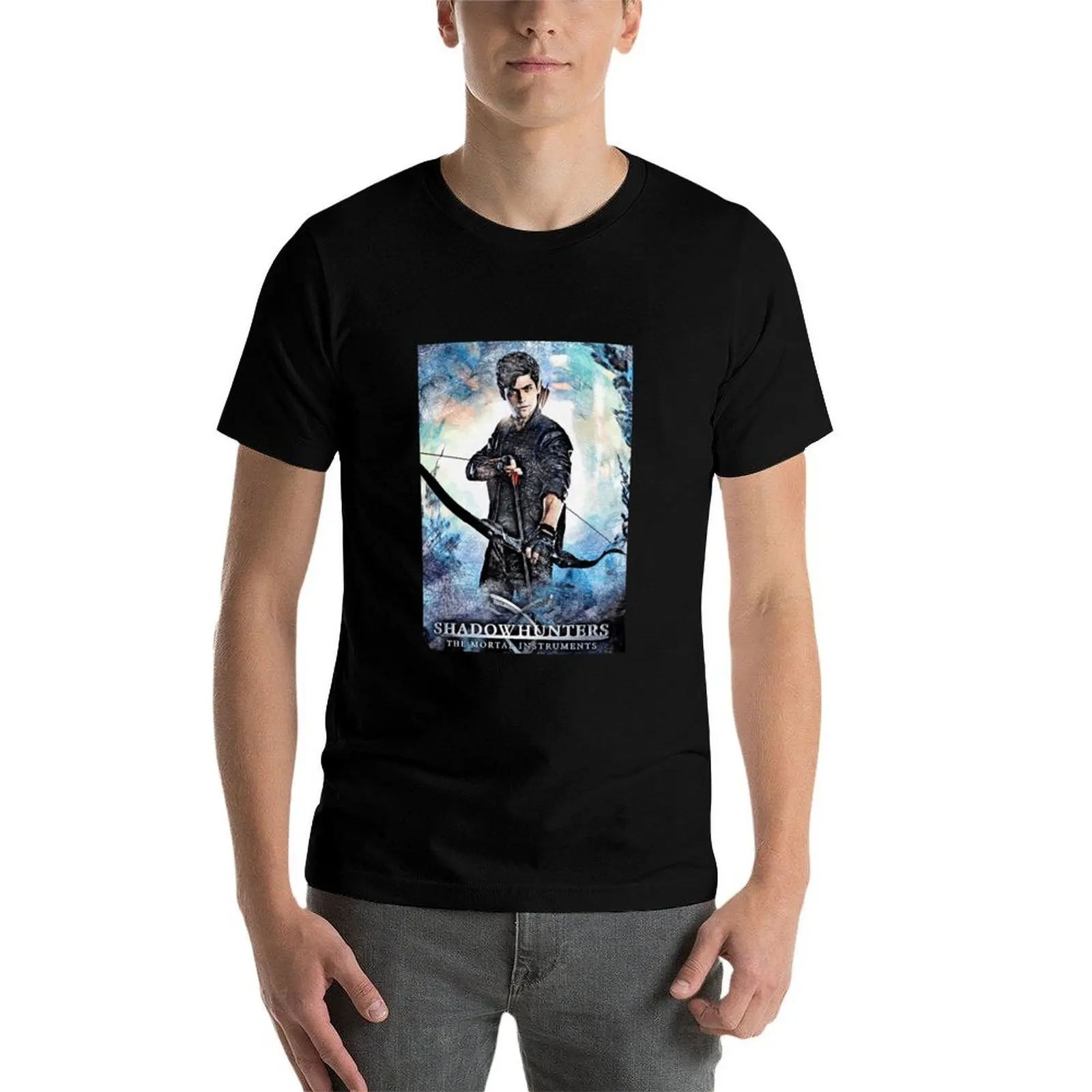 Alec Lightwood T-Shirt Daily Work Short Sleeve Top view 4