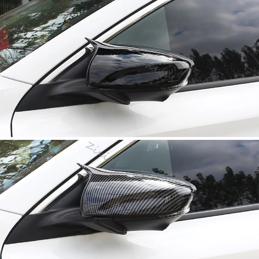 For MG3 Hybrid 2024~2026 2025 Car Carbon Fiber Rearview Mirror Protect Cover Anti-scratch Decoration Modification Accessories