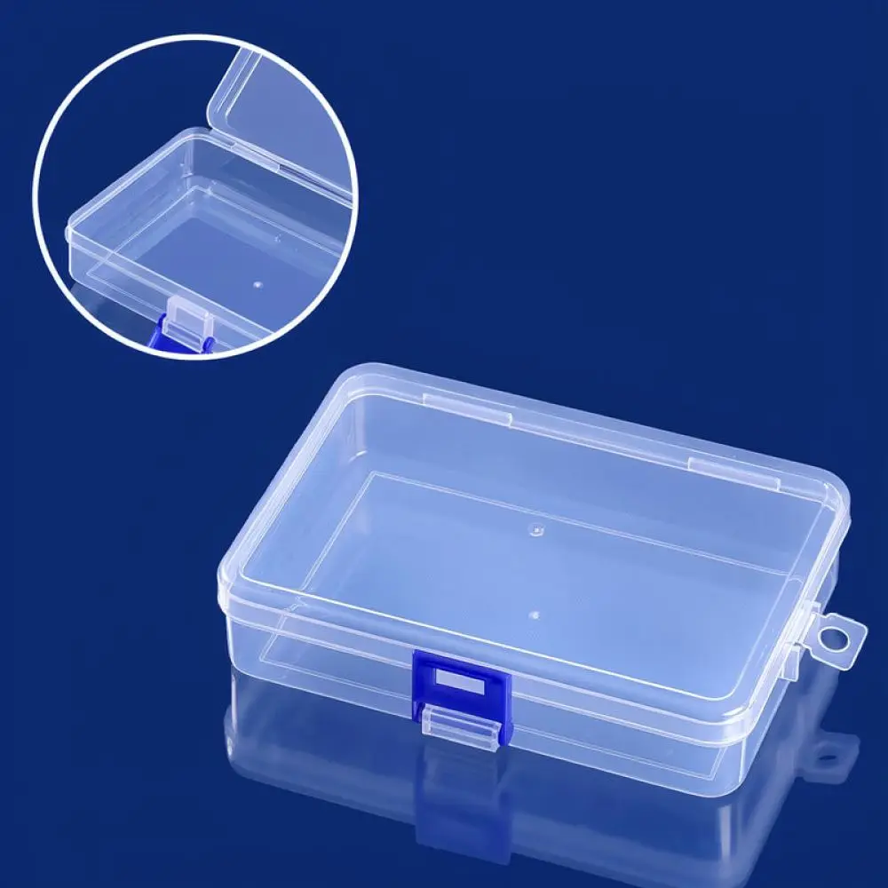 Compact Plastic Storage Container Hanging Organizing Box With Lid For Stationery Cards Beads Small Objects