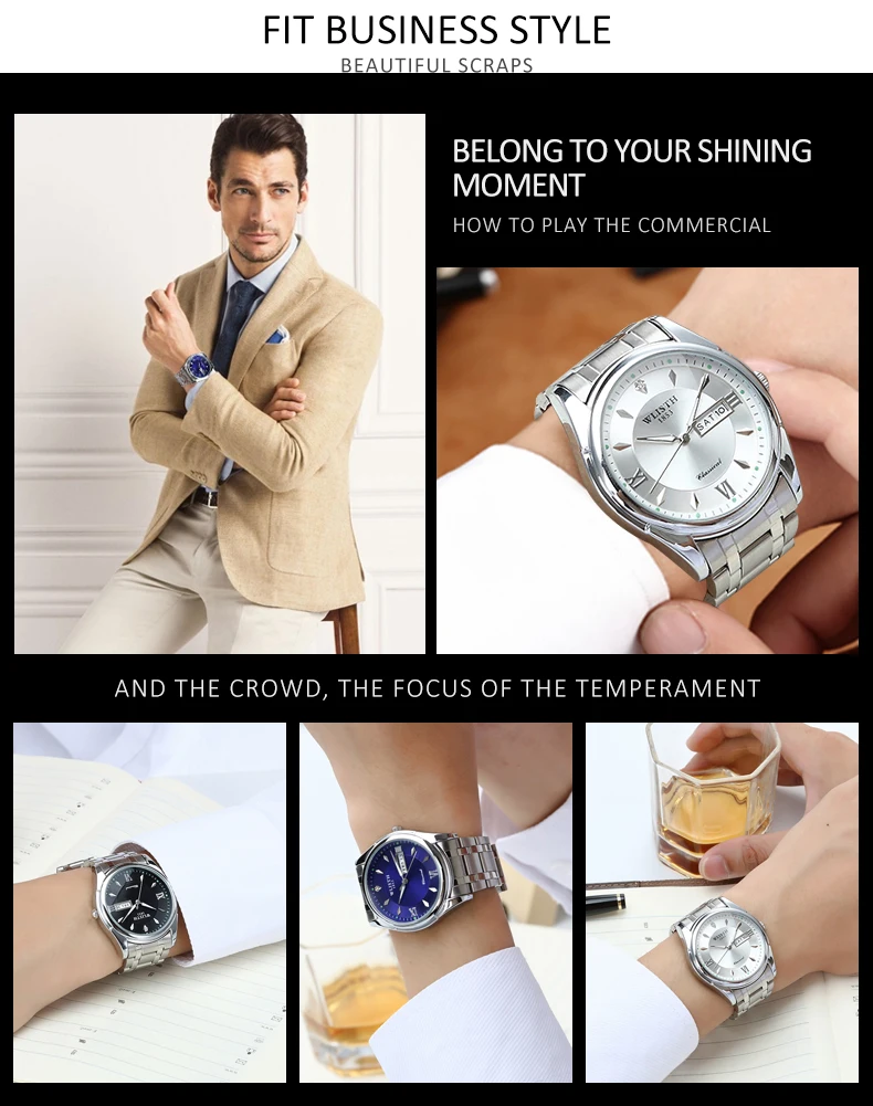 Men's Quartz Sports Watch description 15