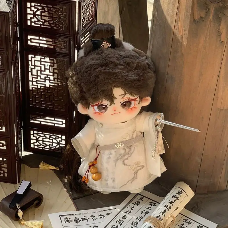 20 سنتيمتر أنيمي الكلاسيكية سمات السيف الجنية Kawaii تأثيري الكرتون DIY بها بنفسك بدلة صغيرة ملابس دمى الأحذية مجموعة فستان لعبة المشجعين الهدايا