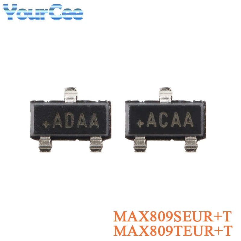 5pcs MAX809 MAX809SEUR+T MAX809TEUR MAX809REUR SOT-23 Microprocessor Reset Circuit Chip IC SMD