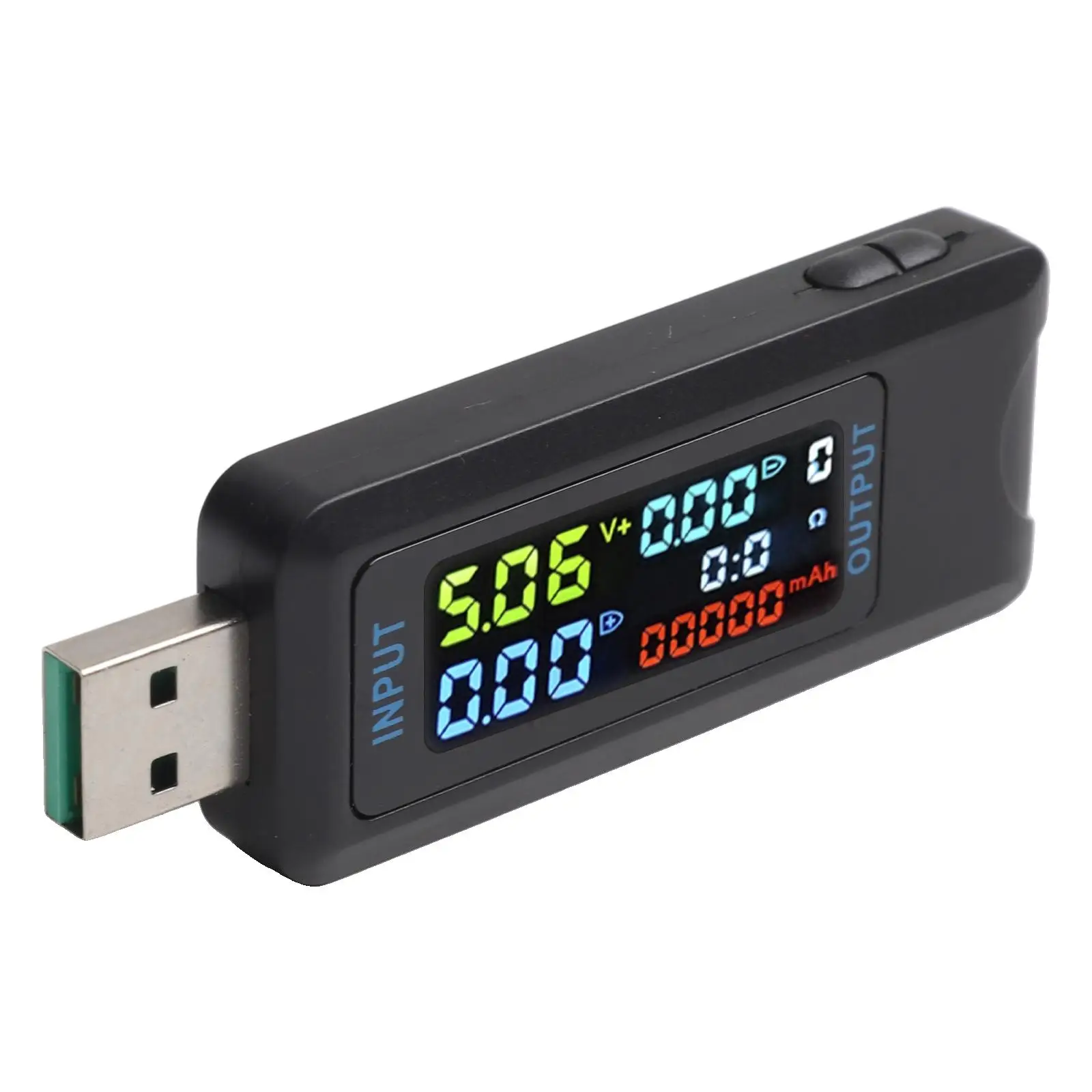 

USB/USB-C Power Meter USB Tester 4.5-36V 0-5A Voltmeter Ammeter Digital Tester Meter 6527 For Electric Acccessories