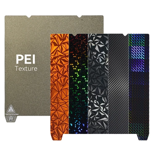 Para Ender 3 V3 SE placa de construcción textura Pei resorte acero 235x235mm suave PEY PET PEO hoja para Creality K1/ Ender3 V3-KE/S1 Pro