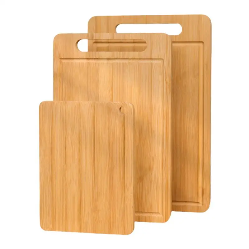 Outdoor Camping Bamboo Chopping Board Multi-functional Double-sided Wooden Cutting Boards home Kitchen fruit cutting board