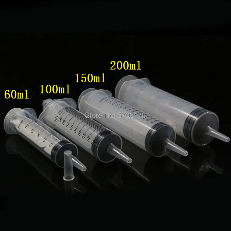 Industrial Plastic Injection Syringe Needleless Syringe Hand Push Large Capacity Syringe Enema Feeder