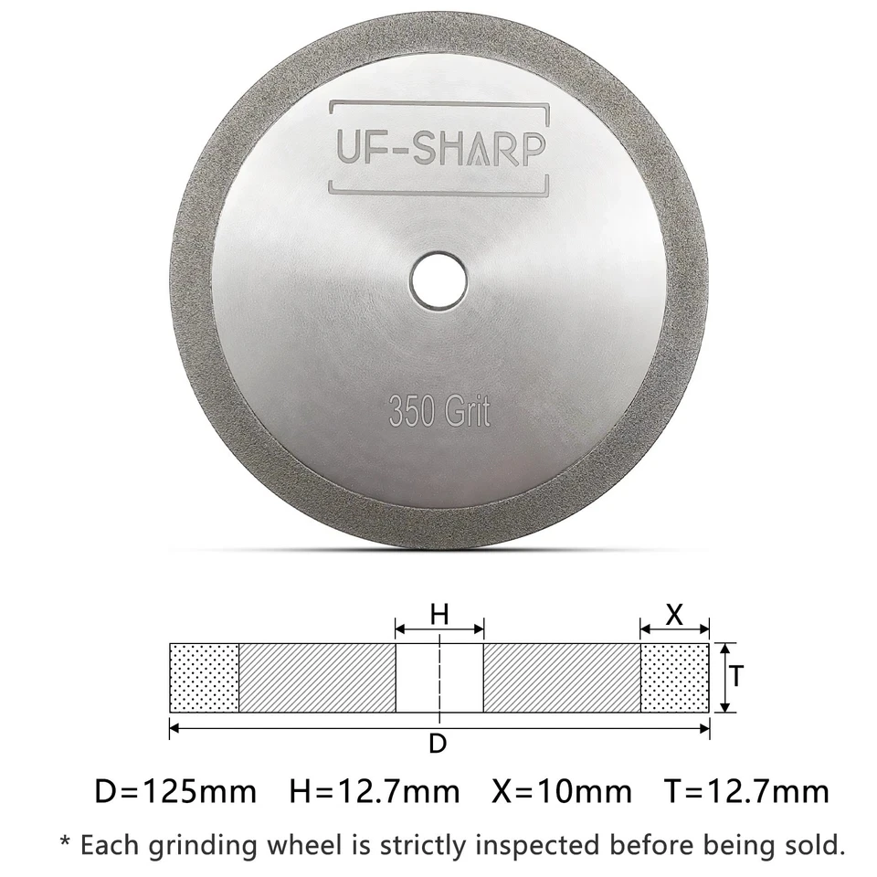 CBN Grinding Wheel for Twice as Sharp, 350 Grit, 5