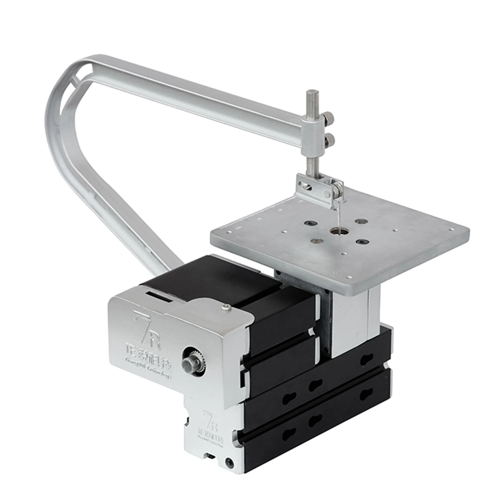 

Металлическая ленточная пила с поворотной рукояткой, зазором 240 мм, двигателем 36 Вт и 20000 об/мин - режет дерево, акрил, алюминий - ультратихая и безопасная.