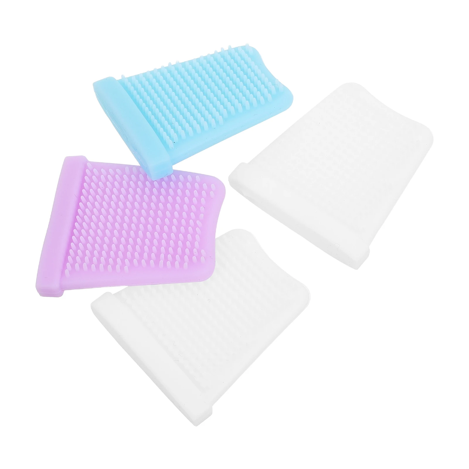 4 قطعة مكشطة الجلد سيليكون يغطي الأكمام الواقية أداة إزالة الوجه ملعقة نظيفة لوحة حامي الوجه الغسيل الملحقات