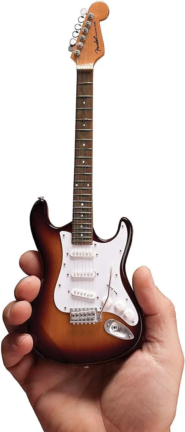 

Аутентичная мини-реплика гитары Sunburst Strat, официально лицензированная для коллекционеров