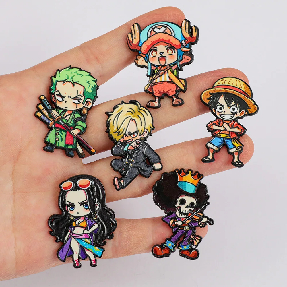 Kawaii Pirate Style Enamel Pin Sailing Adventure Character Alloy Badge for Backpack Denim Clothes DIY Jewelry Ornament